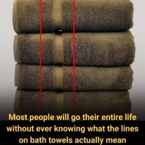 Why Do Bath Towels Have Those Lines? The Hidden Purpose You Never Knew