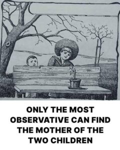 Spot the Hidden Mother in This Vintage Illusion