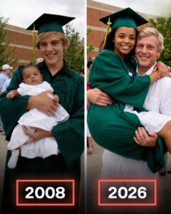 My Dad Raised Me Alone After My Birth Mother Left Me in His Bike Basket at 3 Months Old – 18 Years Later She Showed up at My Graduation