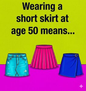 “Wearing A Short Skirt At Age 50 Means…” — The Viral Debate About Confidence, Aging, And Personal Freedom
