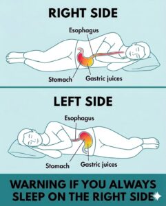 Warning For People Who Always Sleep On Their Right Side: What It Can Do To Your Digestive System