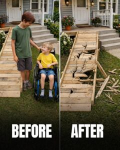 My Son Built a Ramp for the Boy Next Door – Then an Entitled Neighbor Destroyed It, but Karma Came Faster than She Expected