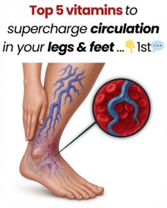 Top 5 Vitamins to Supercharge Circulation in Your Legs and Feet Naturally