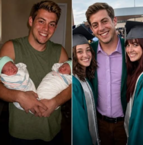 Father Raises Twin Daughters Alone for 18 Years—Then Their Graduation Speech Leaves an Entire Auditorium Speechless